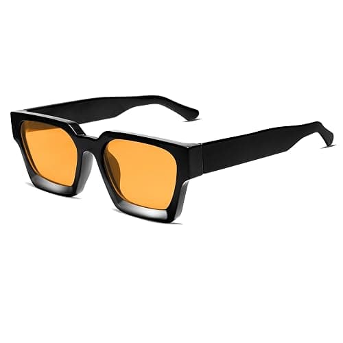 VANLINKER Thick Square Sunglasses for Men Women Retro Chunky Rectangle Shades UV400 Protection VL9731 - Image 1