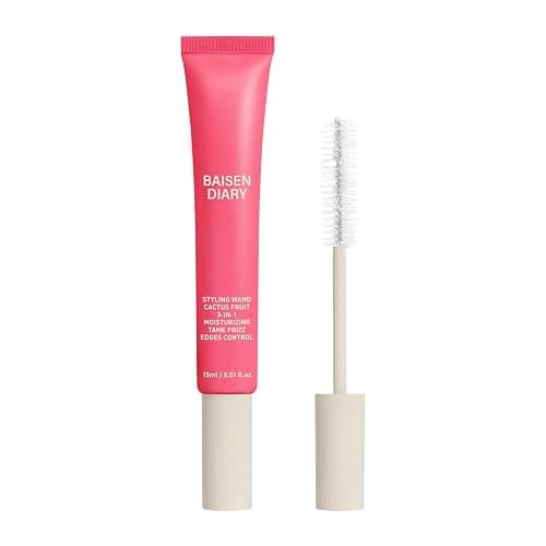 Hair Cactus Fruit 3-in-1 Hair Styling Cream & Flyaway Taming Wand – Sleek Finish, Frizz Control, Edge Smoothing & Hair Shine | Natural Oils Formula | Lightweight, Non-Greasy, Travel Size Styling Stick - Image 1