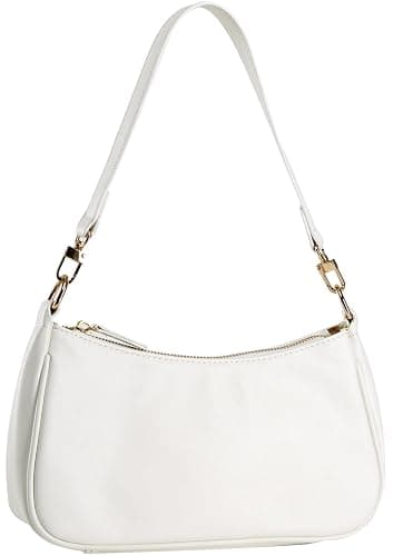feujury Shoulder Bag for women Crossbody Bags Retro Classic Small Hobo Purse Clutch Tote Handbags with Zipper Closure - Image 1