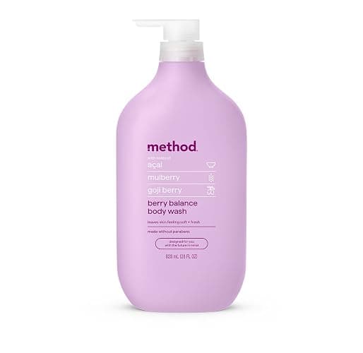 method Body Wash, Berry Balance, 28 fl oz | Soothing Formula, Leaves Skin Feeling Soft & Moisturized, Made Without Parabens, Notes of Acai, Mulberry & Goji Berry - Image 1