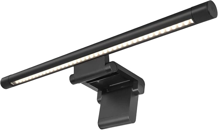 PROSmart Monitor Light Bar, Computer Monitor Lamp, 250LM No Glare Eye-Care LED Screen Bar, Fit for Curved/Flat Monitor, USB Reading Screenbar for Home/Office/Work/Game - Image 1