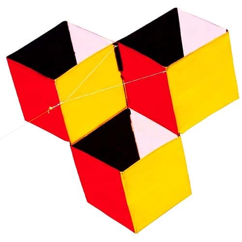 HENGDA KITE 3D Magic Cube Box Kite for Adults with Single Line | Cool Kite, Flying Toys for Beach Park Playing,Large Adult Kite for Family Outdoor Games - Image 1