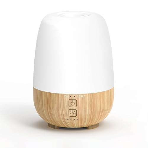 SEEDSEEL 150ML Cordless Essential Oil Diffuser, Built-in 6000mAH Rechargeable Battery, 7-Hour Runtime, 7 LED Color Changing Lights, Portable Aromatherapy Diffuser for Home,Office,Outdoor - Image 1