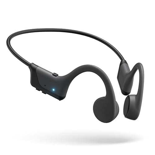 BAICLUD Bone Conduction Headphones, 2024 Upgrade Open-Ear Wireless Bluetooth Workout Headphones with Microphones, 8Hr Playtime, Waterproof Earphones for Sports, Running, Gym, Hiking, Cycling - Black - Image 1