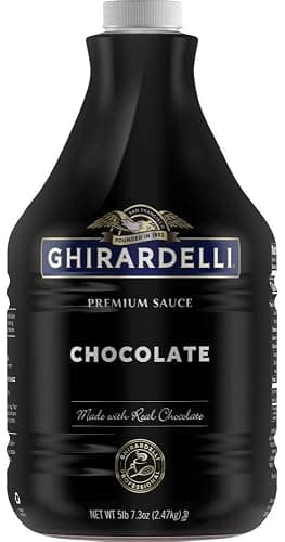 Ghirardelli premium sauce chocolate net wt 5lb 7.3oz - Image 1