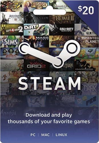 Steam Wallet Prepaid Card - Image 1