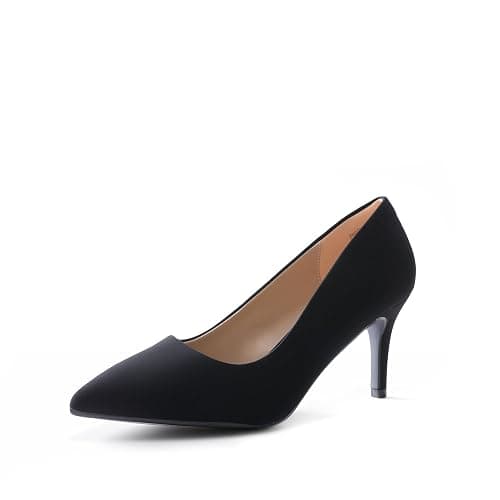 DREAM PAIRS Women's High Stiletto Heels Closed Pointed Toe Dress Pumps Shoes for Wedding Work Office Business, 3 Inches - Image 1