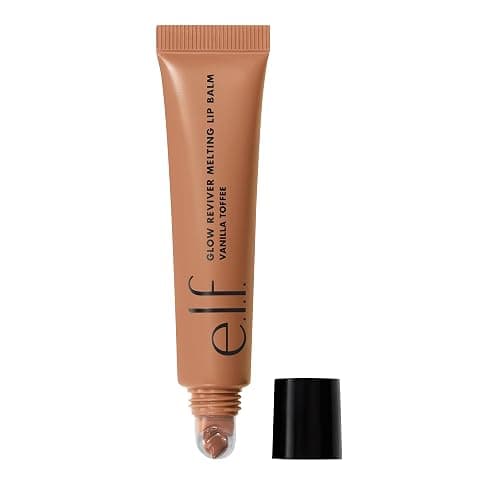 e.l.f. Glow Reviver Melting Lip Balm, Hydrating Tinted Lip Balm For A Glossy Finish & Soft, Supple Lips, Vegan & Cruelty-Free, Vanilla Toffee - Vanilla Toffee - Image 1