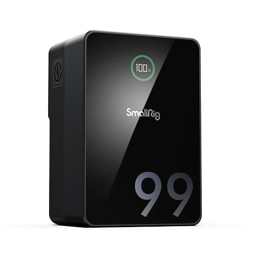SMALLRIG V Mount Battery VB99 Pro, 99Wh / 6800mAh Mini V-Mount Battery | 100W Output, 2.5H Full Charge, PD 3.0 Fast Charging, for Filmmakers, Cameras, Camcorders, Phones, Monitors, Video Lights - Image 1