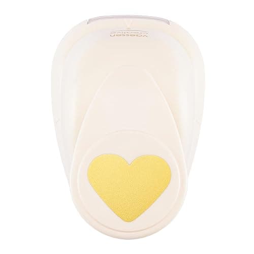 Vaessen Creative Perforatrice de Papier, Taille M, Coeur 1, Pour Projets DIY, Scrapbooking, Création de Cartes et Plus modèle aléatoire, Pourpre - Image 1
