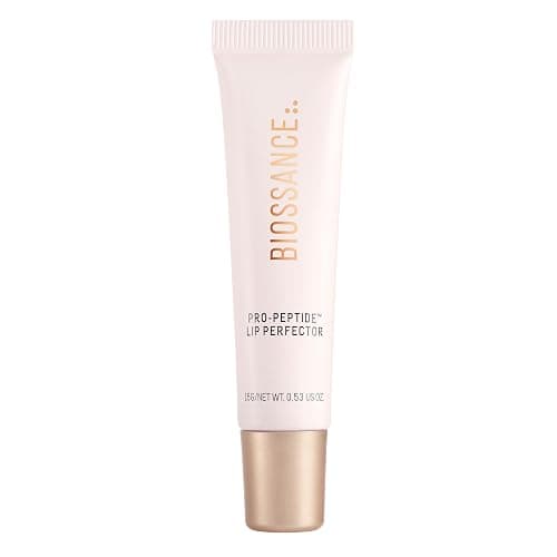Biossance Pro-Peptide Lip Perfector – Triple-Treat Vegan Lip Balm – Deeply Hydrating with Pro-Peptides & Hyaluronic Acid – Enhances Natural Lip Color – Silky, Glossy Finish - Image 1