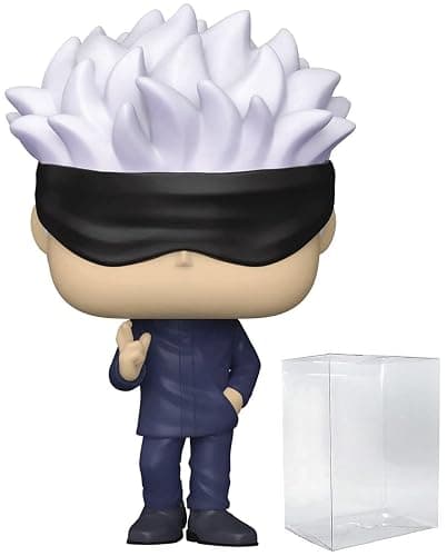 POP Jujutsu Kaisen - Satoru Gojo Funko Vinyl Figure (Bundled with Compatible Box Protector Case), Multicolor, 3.75 inches - Image 1