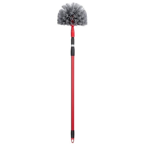 Jazooli Extendable Duster & Cobweb Brush - Telescopic Long Handled Duster & Cobweb Brush Extendable From 106cm - 173cm - For Cleaning Crevice, Ceiling, Fan, Skirting & Gaps - Image 1