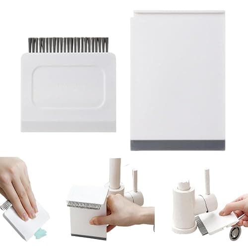 Ouliget Kitchen Sink Squeegee and Countertop Brush,3 in 1 Mini Squeegee Sponge Countertop Dirt Cleaning Brush,Multi Purpose Compact Brush Cleans Wet and Dry Spills - Image 1