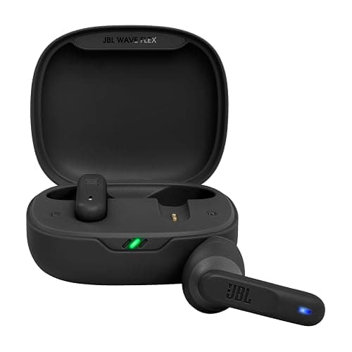 JBL Wave Flex – Kabellose In-Ear Ohrhörer mit IP54 - und IPX2-Wasserdichtigkeit – TalkThru - und AmbientAware-Technologie – 32 Stunden Akkulaufzeit – Schwarz - Image 1