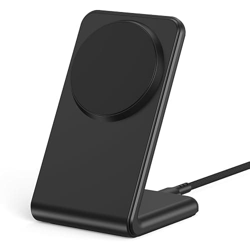 Mag.Safe Charger - iPhone Charger Stand, Fast Magnetic Wireless Charger for iPhone 17/16/15/14/13/12 Series - Black - Image 1