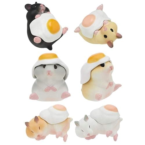 Kitan Club Hamster 'N Egg Plastic Toy - Blind Box Includes 1 of 6 Collectable Figurines - Fun, Versatile Decoration - Authentic Japanese Design - Made from Durable Plastic - Image 1