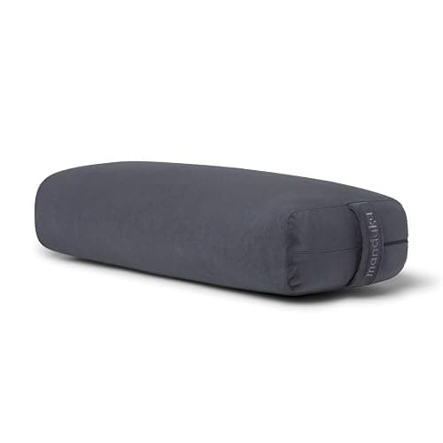 Manduka enlight Bolster Pillow - Yoga Pillow with Machine Washable Microfiber Cover, Curved Design for Optimal Workout and Meditation Support, Yoga and Pilates Equipment - Image 1