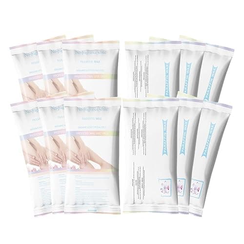 HLead Paraffin Wax Refills, 12 Packs Unscented Paraffin Wax Beads Blocksfor Paraffin Bath Machine, Hand FeetDry Skin Care-Relieves MuscleFatigue, Hydrates and Nourishes - Image 1