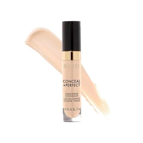 Milani Conceal + Perfect Longwear Concealer - Nude Ivory (0.17 Fl. Oz.) Vegan, Cruelty-Free Liquid Concealer - Cover Dark Circles, Blemishes & Skin Imperfections for Long-Lasting Wear - Image 1