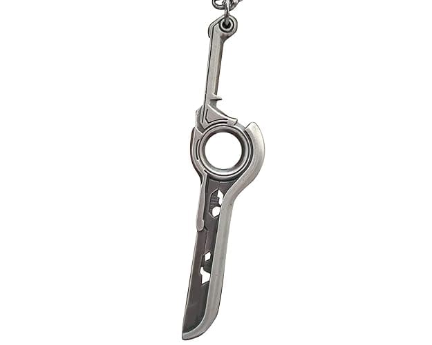 Baldur Jewelry - Xenoblade Chronicles Monado Sword Necklace - Xenoblade Pendant Necklace - Shulk Xenoblade Sword Merchandise - Xenoblade Jewelry Charm - Xenoblade Sword Pendant for Men Women - Image 1