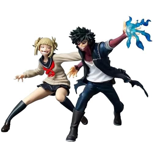 QAHEART MHA Figure Midoriya Izuku/Toga Himiko/Dabi Action Model Statue Figure Ornaments Home Decration Gifts - Image 1
