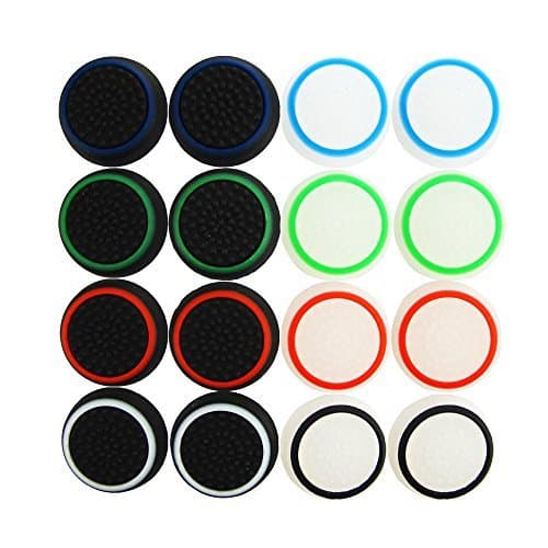 Pack of 16 Units Pandaren Silicone Thumb Grip thumbstick Noctilucent Sets for PS2, PS3, PS4, Xbox 360, Xbox One Controller - Image 1