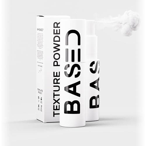 BASED Hair Texturizing Powder, Lightweight & Volumizing Hair Styling Powder with Matte Finish, Add Texture to Hair with Medium Hold, Best for Short to Medium Hair, (1.69oz Bottle, Pack of 1) - 1.69 Ounce (Pack of 1) - Image 1