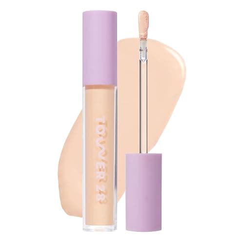 Tower 28 Swipe Serum Hydrating Concealer, 5.0 Light/Neutral (0.22 oz) | Hydrating Medium Coverage Concealer & Under Eye Brightener with Hyaluronic Acid & Centella, Face Makeup for Sensitive Skin - Image 1