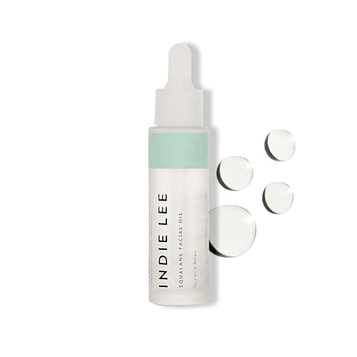 Indie Lee 100% Squalane Oil - Daily Face Oil & Hydrating Moisturizer for Dry Skin, Fine Lines and Wrinkles - Even Skin Tone, Brighten & Improve Texture (30ml) - Image 1