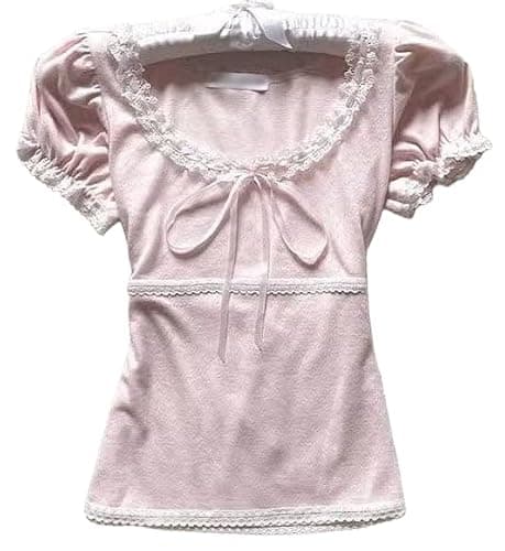 Women's Cutecore Kawaii T-Shirt Y2K Harajuku Graphic Tee for Teens Alt Emo Aesthetic Tops 2000s Clothing for Girls - Image 1