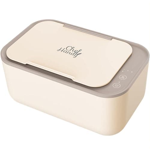 Baby Wipe Warmer, Wipe Warmer and Baby Wet Wipes Dispenser, 3 Mode Temp Control, Large Capacity, Evenly Overall Heating, Silence for Babies, Portable Diaper Wipe Warmer with Changing Light (Yellow) - Image 1