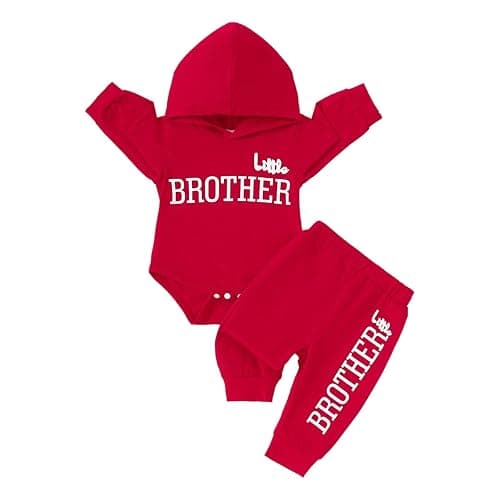 KIMI BEAR Baby Boy Clothes Newborn Boy Outfits Infant Letter Print Long Sleeve Romper Hoodies Pants Fall Winter Outfits - Image 1