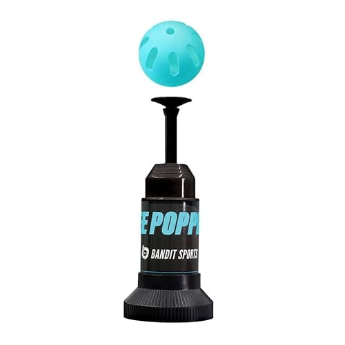 Bandit Sports Baseball Training Tee Popper 202, Hitting Tee for Perfect Swings, Batting Machine for Practicing Hitting Without a Pitcher (202 Popper Balls Not Included), Black - Image 1