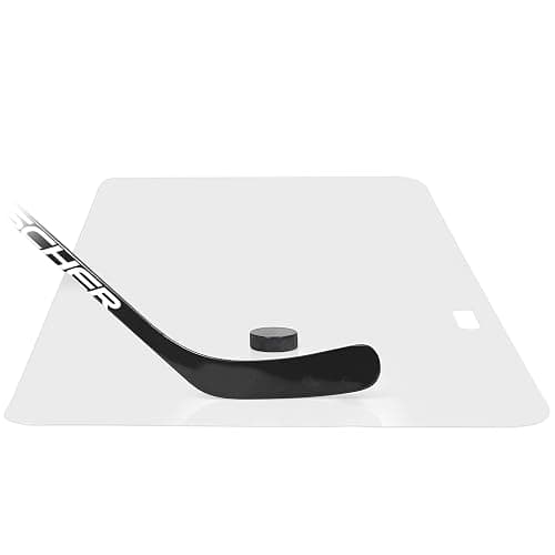 ACE HOCKEY Shooting Pad 24” x 48” - Shoot Like on Real Ice - Practice Shooting, Stickhandling, Passing Skills on 8 sqft - Convenient Off-Ice Training - Easy to Carry - Synthetic Ice Mat - Image 1