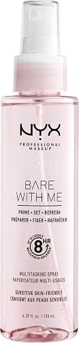 NYX PROFESSIONAL MAKEUP Bare With Me Multitasking Face Primer & Makeup Setting Spray, Hydrating Face Mist for up to 8HR Wear, Long-Lasting, Vegan Formula - Image 1