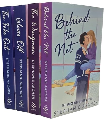 Vancouver Storm Series by Stephanie Archer 4 Books Collection Set (Behind The Net, The Fake Out, The Wingman & Gloves Off) - Image 1