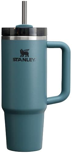 STANLEY Quencher H2.0 Tumbler with Handle and Straw 30 oz | Flowstate 3-Position Lid | Cup Holder Compatible for Travel | Insulated Stainless Steel Cup | BPA-Free | Blue Spruce - Image 1