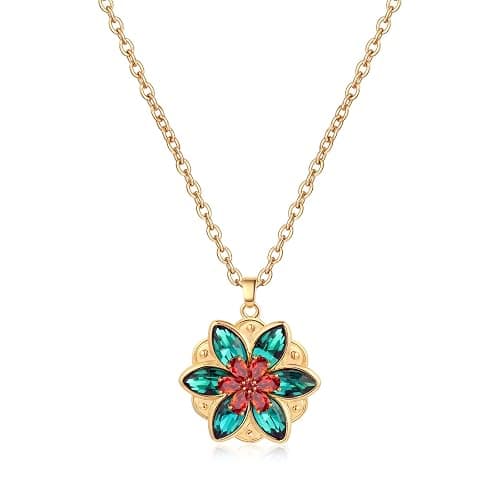 Gold Princess Necklace for Women Lost Princess Inspired Together In Paris Halloween Christmas Birthday Gift - Image 1