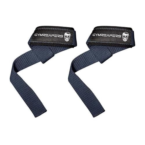Gymreapers Lifting Wrist Straps for Weightlifting, Bodybuilding, Powerlifting, Strength Training, & Deadlifts - Padded Neoprene with 18 inch Cotton - Image 1