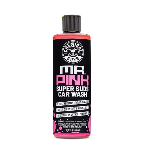 Chemical Guys Mr. Pink Car Wash Soap - 16 oz Super Suds Foaming Car Wash Soap for Cannon, Blaster, or Bucket Washing - pH Balanced, Safe on Wax, Sealant, Ceramic, and Clear Coat Finishes - Image 1