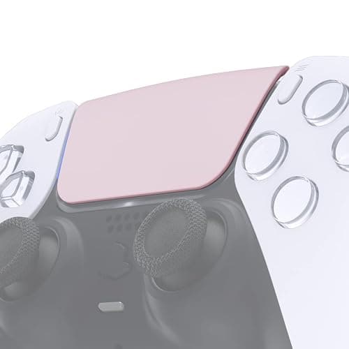 eXtremeRate Replacement Touchpad Cover Compatible with ps5 Controller BDM-010 020 030 040 050 060 Models, Custom Cherry Blossoms Pink Touch Pad Repair Part Compatible with ps5 - Image 1