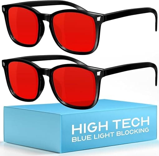 livho High Tech Blue Light Glasses - Advanced Blue Light Blocking Computer Glasses - Screen Fatigue & UV Protection - Image 1
