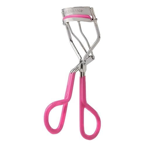 Tweezerman Neon Pink Comfort Grip Eyelash Curler - Makeup Eyelash Tool for all Eye Shapes - Image 1