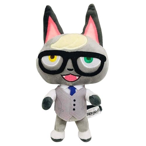 Ycixri Animal Crossing New Leaf Plush Toy Suitable for Collection, Animal Crossing: New Horizons Stuffed Doll Toy for Boy Girl Christmas Halloween Birthday Gift, 8“ (Raymond) - Image 1