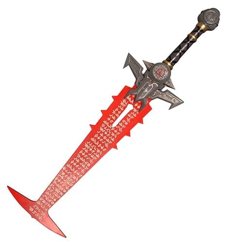 ZKBWFLA Perfect Replica of Doom Eternal Betrayer Hammer/Raider Axe/Crucible Sword,Game Cosplay Props-Fantasy Anime Sword - A-the Crucible blade - Image 1