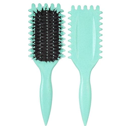 Curl Defining Brush, Curly Hair Brush Styling Brush for Detangling, Shaping and Defining Curls Gifts for Women Men Less Pulling - Image 1