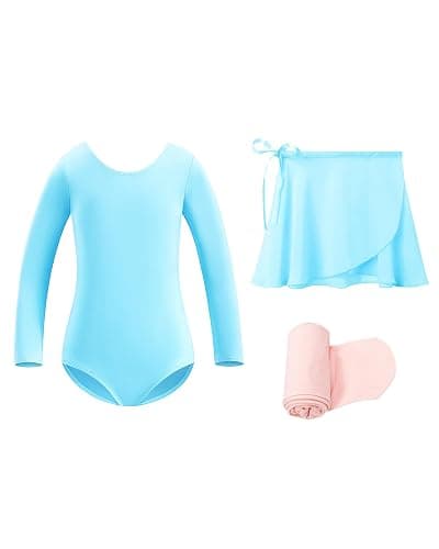Stelle Ballet Leotards for Girls Toddler Dance Dress Outfit Combo with Skirt and Tights (Toddler/Little Kid/Big Kid) - Image 1