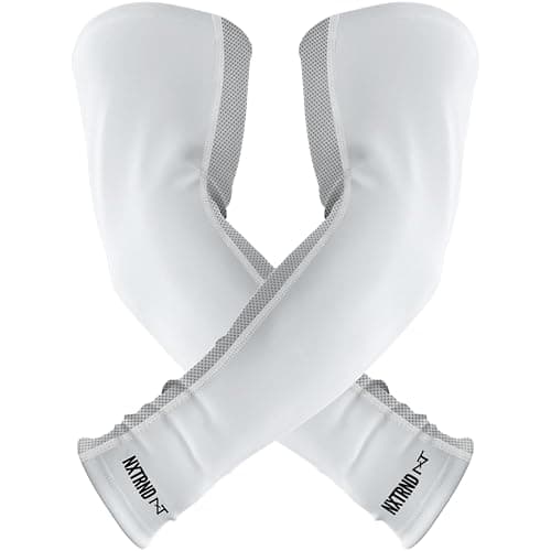 1 Pair Nxtrnd Compression Arm Sleeves for Men, Breathable Football, Basketball, Baseball Accessory, Adult & Kids - Image 1