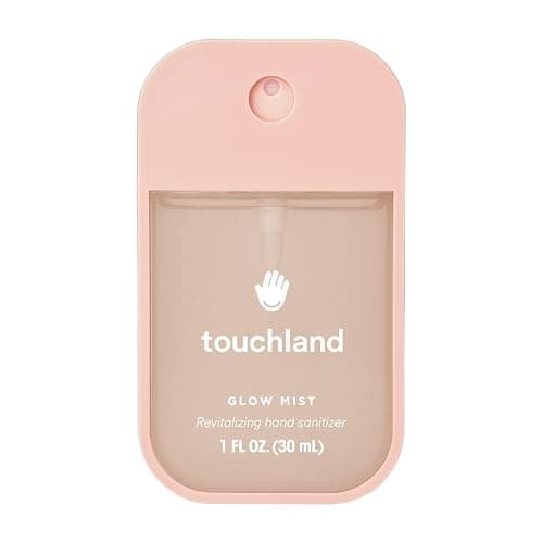 Touchland Glow Mist Revitalizing Hand Sanitizer Spray, Rosewater scented, 1FL. OZ. Travel Size - Glow Mist - Image 1